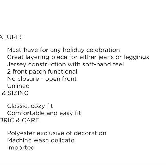 Sleevelesss Tinsel Christmas Sweater - Picture 6 of 6